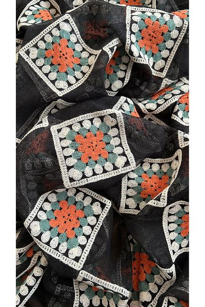 Doray Kumaş Ethnic Patterned Brode κεντημένο ύφασμα / DRY 2007