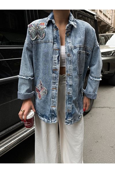 SOLİS MODA Women's Denim Jacket Design