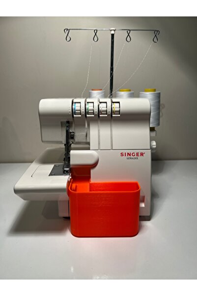 Morpiko Singer Overlok Makinası Çöp Kutusu Turuncu -14sh 654 -14sh 754 -14hd ...