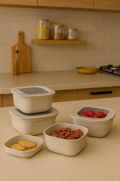 welcomein 3 Color Lockable Lid Storage Door Diffused Compatible with Microwave and Refrigerator
