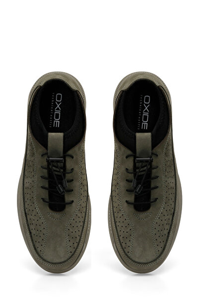 OXIDE Pánské ležérní boty Khaki - ARYA NU 4FX