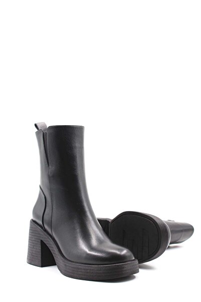 FAST STEP Γυναικεία Κλασικά Μποτάκια Γνήσιο Δερμάτινο 408SZA0657-03