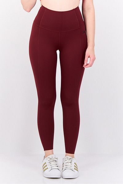 adidas Women Tight Fit Brand Logo Training Leggings, Brown