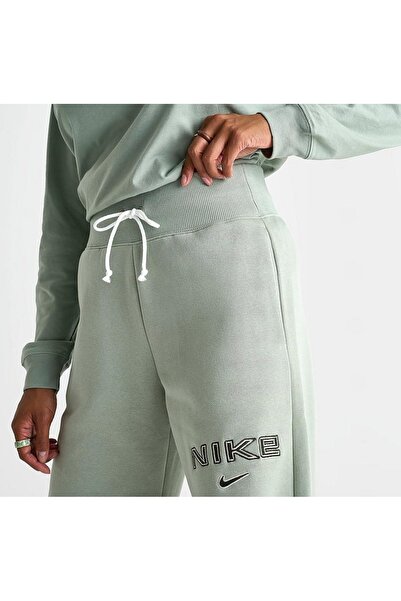 Nike Sportswear Phoenix Fleece Yüksek Bel Geniş Paça Logo Pantolon ASLAN SPORT