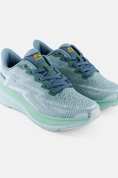 RBX Men Brand Logo Lace Up Training Shoes, Light Blue