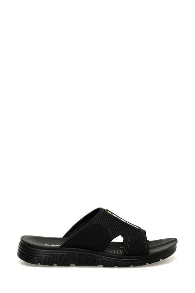 Kinetix RYAN 4FX Schwarze Herren-Hausschuhe