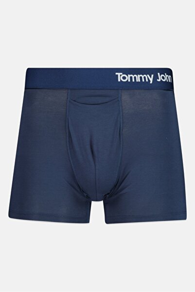 Tommy John Men 2 Pieces 4 inseam Brand Logo Boxer Briefs, Multicolor