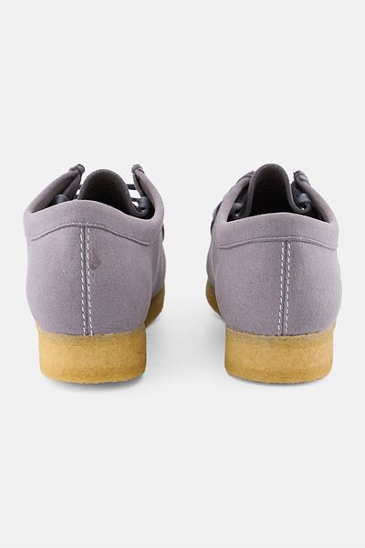CLARKS Men Standard Wallabee Standard Lace Up Shoes, Grey