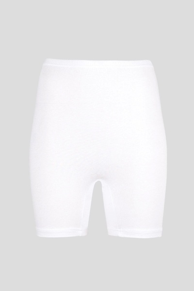 Ceylanoğlu Kadın Beyaz Likralı Katmanlı Paçalı Külot 4lü  Gkc2822