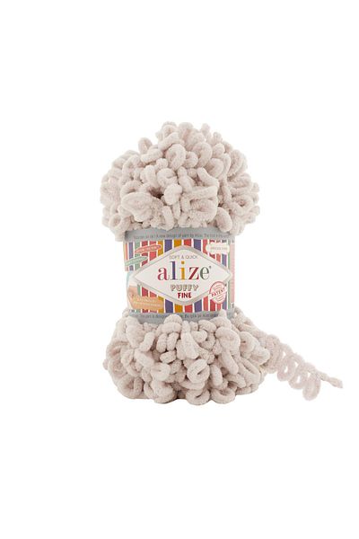 Alize Hand Knitted Puffy Fine 599 Bone Baby Blanket Heart Pillow 1 Piece