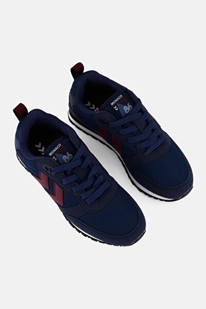 hummel Kids Boy Monaco 86 Lace up Sports Shoes, Navy Blue