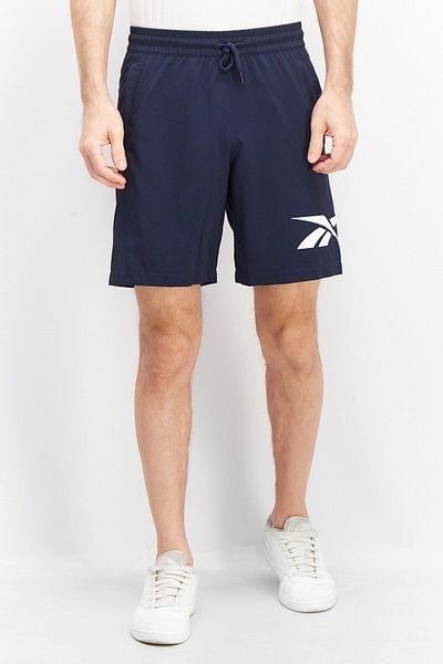 Reebok شورت رياضي رجالي للتدريب، أزرق داكن
