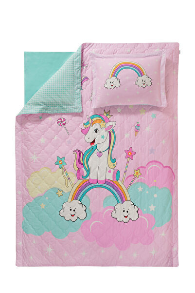 vionka home Tek Kişilik Dört Mevsim Set Unicorn (120X200 ÇARŞAFLI)