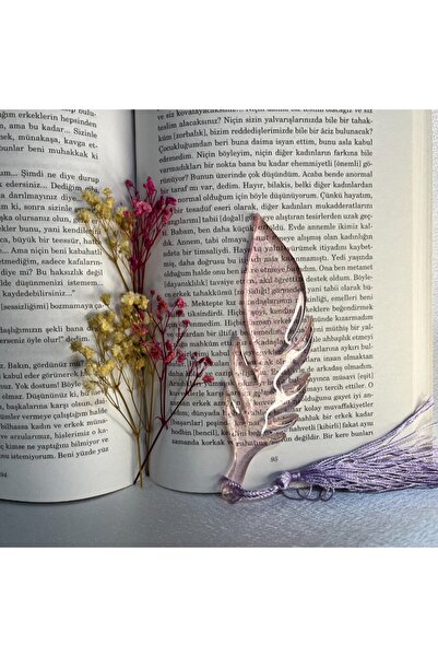 egehobby إشارة مرجعية على شكل ورقة إيبوكسي باللون الأرجواني الفاتح