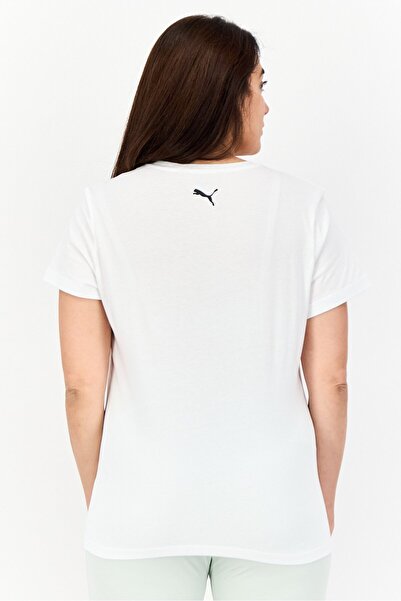 Puma Women Sportswear Fit Short Sleeve Outdoor T-shirt, White