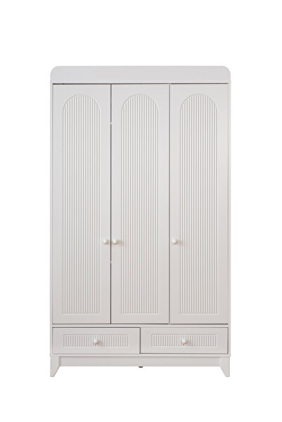 miracool Mira Beyaz 3 Kapılı Dolap / Gardrop / Ücretsiz Kurulum