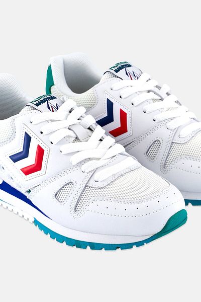 hummel Kids Boy Marathona Archive Running Shoes, White