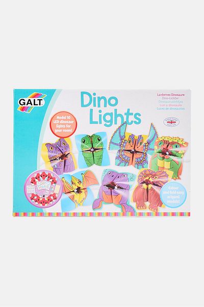 Galt Kids Led Dinosaur Lights, White/turquoise