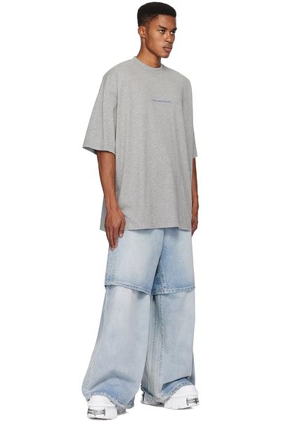 ACTIVE MODA - Men's Short Sleeve Tshirt Ents Printed Cotton Large Size Oversized Cotton