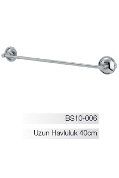 ÇELİK BANYO BELLA UZUN HAVLULUK 40cm (10 YIL PASLANMAZ GARANTİLİ)