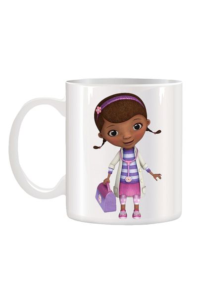 OEM Cana alba personalizata cu Doctorita Plusica, INOVATIX. 330 ml