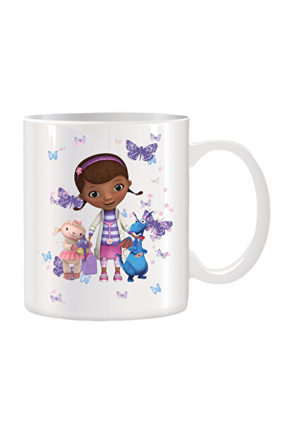 OEM Cana alba personalizata cu Doctor Plusica, Disney, INOVATIX. 330 ml