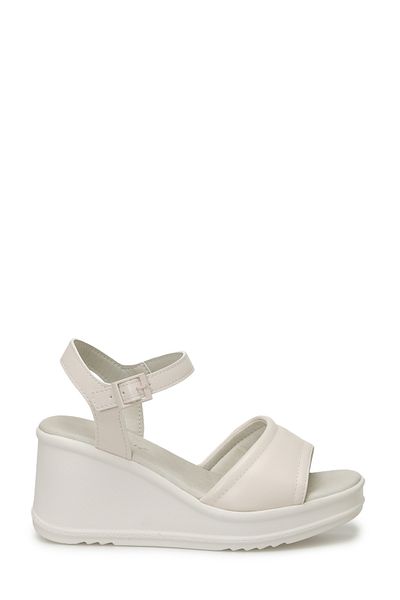 Polaris 4FX Beige Women's Wedge Heel Sandals -323154.Z