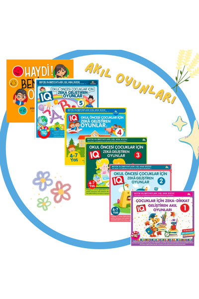 Ekinoks Yayın Grubu Iq Developing Mind Games for Children Aged 4-5-6-7 and Ab...