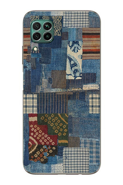 moonset Huawei P40 Lite Uyumlu Vintage Tasarımlı Baskılı Şeffaf Telefon Kılıfı