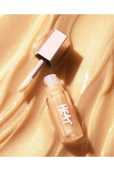 FENTY BEAUTY GLOSS BOMB HEAT UNIVERSAL LIP LUMINIZER + PLUMPER Lemon Lava - clear with gold shimmer