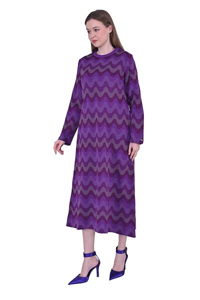 Invee Rochie tricotată violet INVEE 6838
