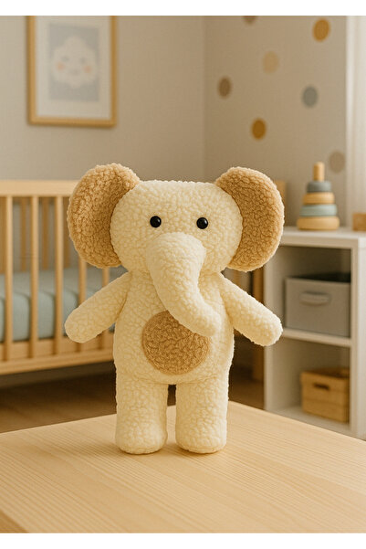 HigoToys 35 Cm Sevimli Fil Uyku Arkadaşı - Teddy Kumaş