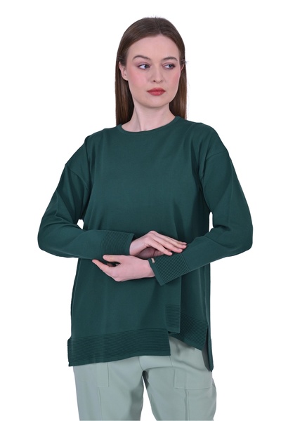 Invee Invee 6859 Emerald Short Knitwear Tunic