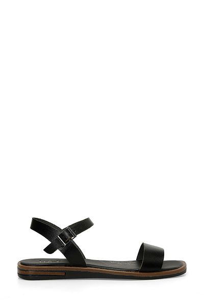İnci Inci Castor 4Fx Women's Black Flat Sandals