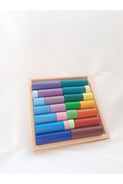 Genel Markalar WALDORF AHŞAP OYUNCAK RENKLİ SİLİNDİR SETİ