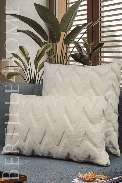 Bertille Home Welsoft Jacquard Bohemian Style Punch Pattern Double Sided Decorative Throw Pillow Cover