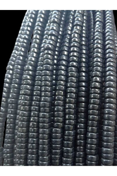 Ralp Moda 50 bucăți de mărgele cilindrice din piatră naturală