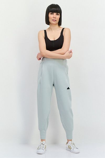 adidas Women Regular Fit Brand Logo Outdoor Sweatpant, Light Grey