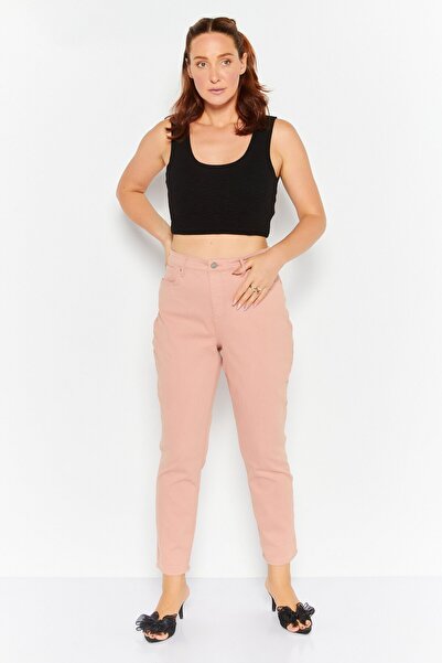 NYDJ Women Regular Fit Plain Stretchable Jeans, Peach