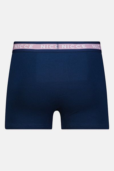 Nicce Men 3Pcs Pack Brand Logo Boxers, Navy