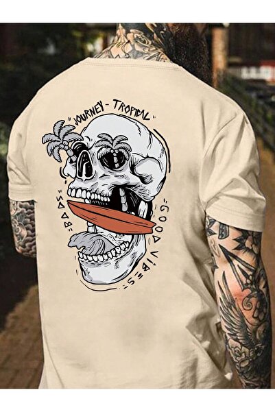 cc collection Мъжка тениска с тропически череп