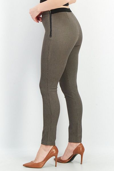 French Connection Women Regular Fit Textured Pull On Pants, Black