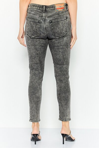 Diesel Women Skinny Fit Washed Stretchable Skinny Leg Denim, Black