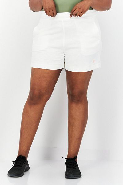 Tommy Hilfiger Women Solid Basic Shorts, White