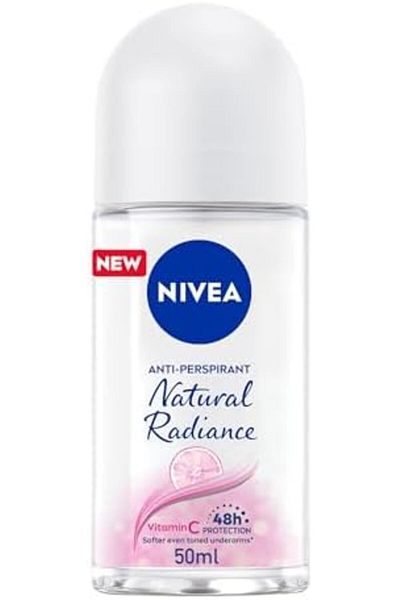NIVEA Natural Fairness Antiperspirant Deodorant Roll-On for Women 50ml