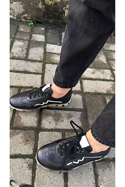 Mammamia 3225 Hakiki Deri Bağcıklı Casual Günlük Spor Ayakkabı