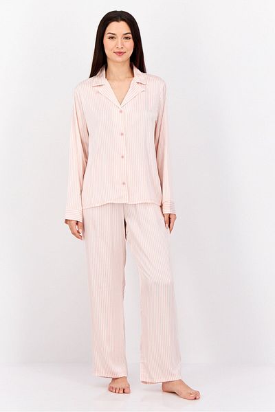 NANETTE LEPORE Women 2 Pcs Set Stripped Pajama, Multicolor