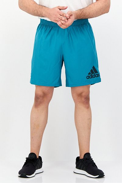 adidas Men Sportswear Fit 7 Inseam Running Shorts, Teal Green