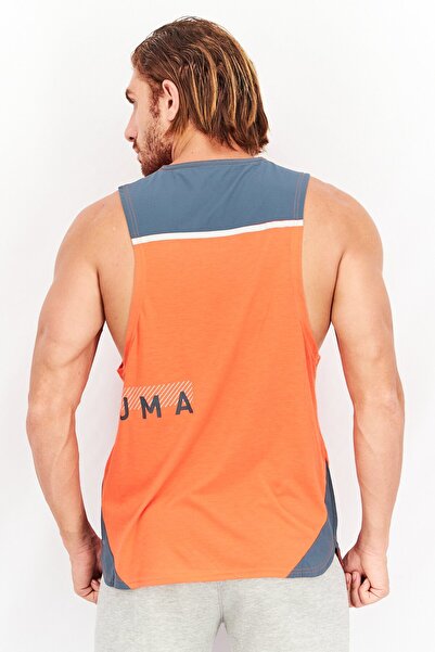 Puma Men Sportswear Fit Sleeveless Training Tank Top, Orange