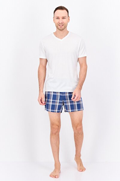 GAP Men Checkered Boxer Shorts, Navy
